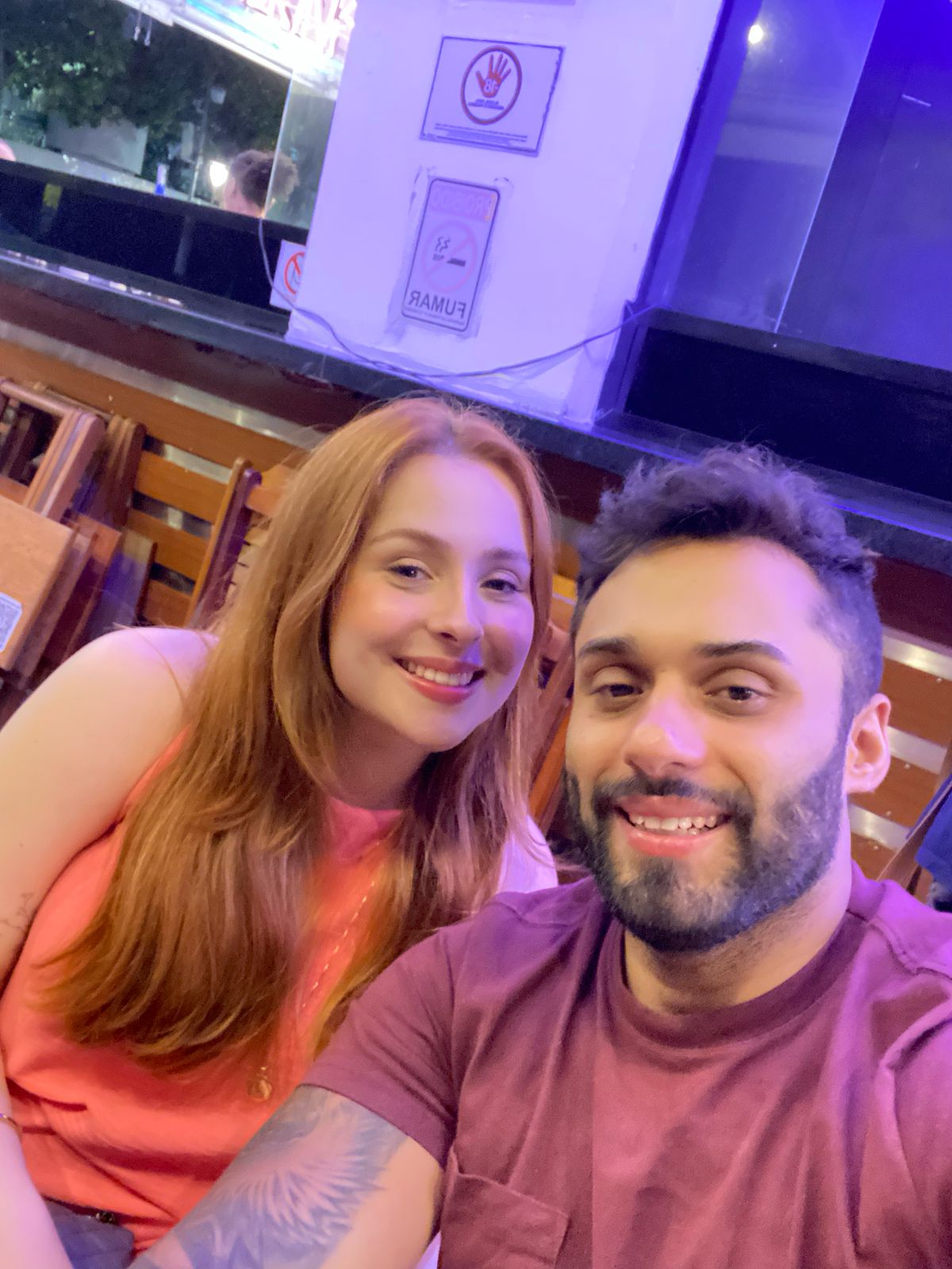 Selfie antes da transformação